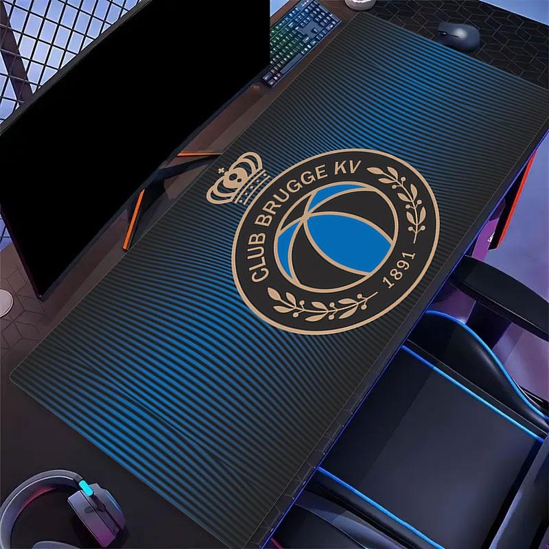 Club Brugge KV Mouse Pad, Large Gaming Desk Mat, Non-slip XXL Mousepad for Laptop & Tablet, Mini PC Playmat with Stitched Edges