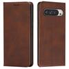 For Google Pixel 9 Pro XL Case Wallet Calf Texture Leather Phone Cover with Hidden Magnetic Closure