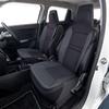 Bonform Seat Cover Bamboo Leather Antibacterial Odor Resistant Side Airbag Compatible Front Seat Black 4097-91BK