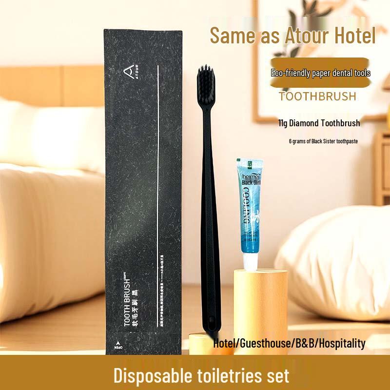 Junpeng Eco-Friendly Hotel Disposable Toiletry Sets, 100-Pack