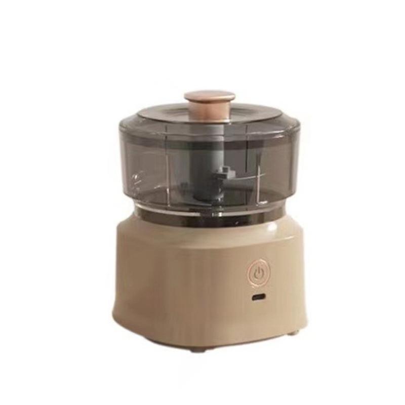 Abnehmbarer Knoblauchpresse Lebensmittelhacker USB-Aufladung Fleischwolf Gemüseschneider Küchenwerkzeug Leistungsstark und Praktisch