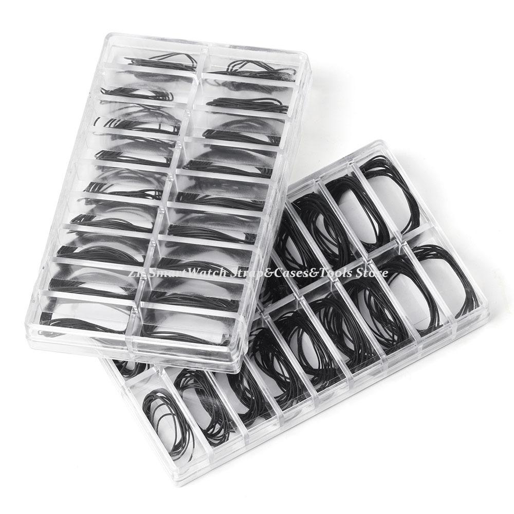 3PCS Watch Gasket Grease Watch Case Rubber Waterproof O-Ring Seal 0.5/0.6mm Oil-resistant Watch Repair Tool 1box for Watchmaker