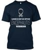 Encephalitis Losing Is Not An Option Warrior T-Shirt Made In USA Size S To 5XL