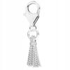 Silver Pendant With Tassel Fringe Tassel Bunch Cords Fringes 925 Silver
