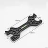Dual Headed Wrench with Level Multifunctional Manual Tap Spanner Plumbing Tool for Household Faucet Pipe Toilet Repair