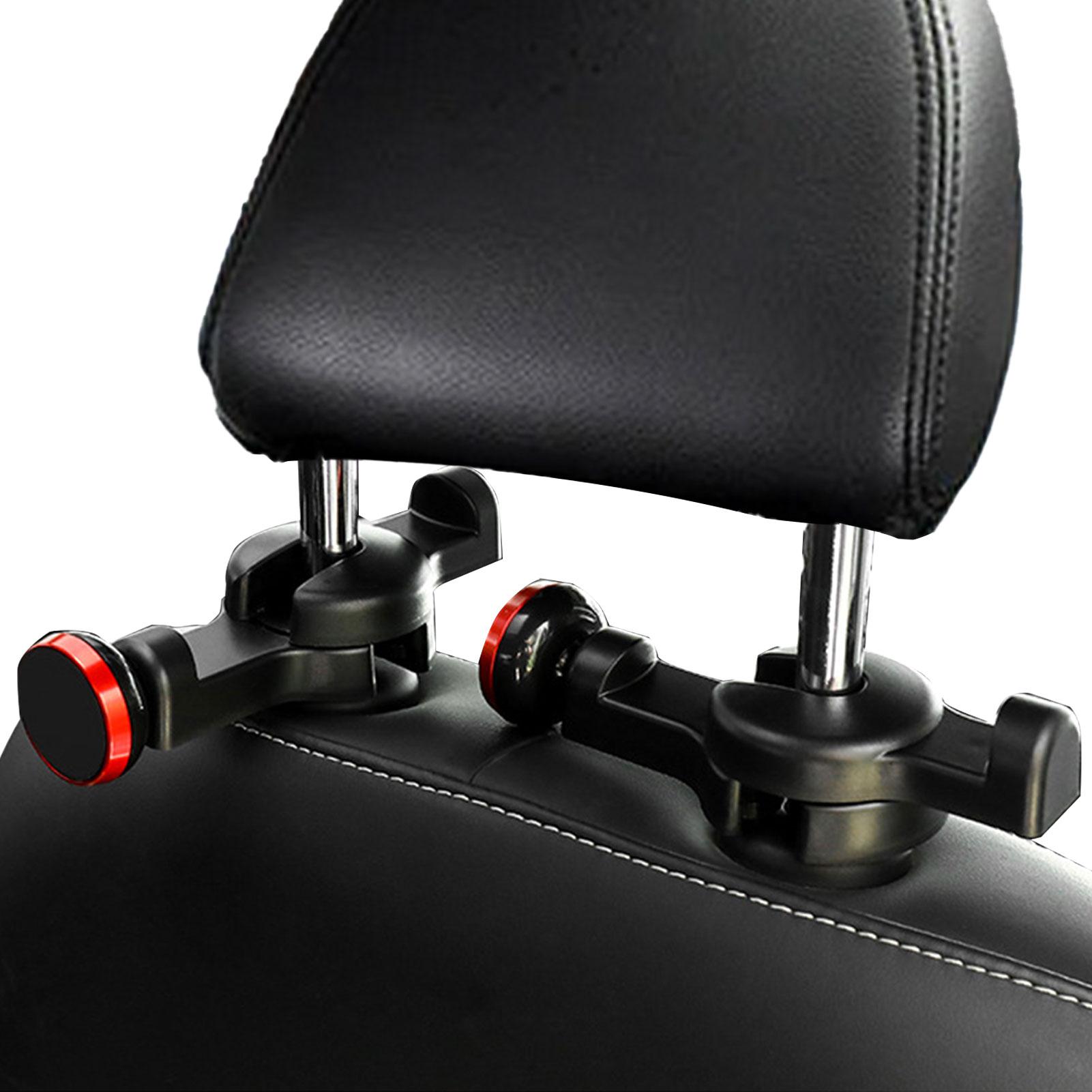 

Многофункциональный автомобильный крючок для заднего сиденья, магнитный держатель для подголовника заднего сиденья, универсальный держатель для планшета, телефона в машину красный