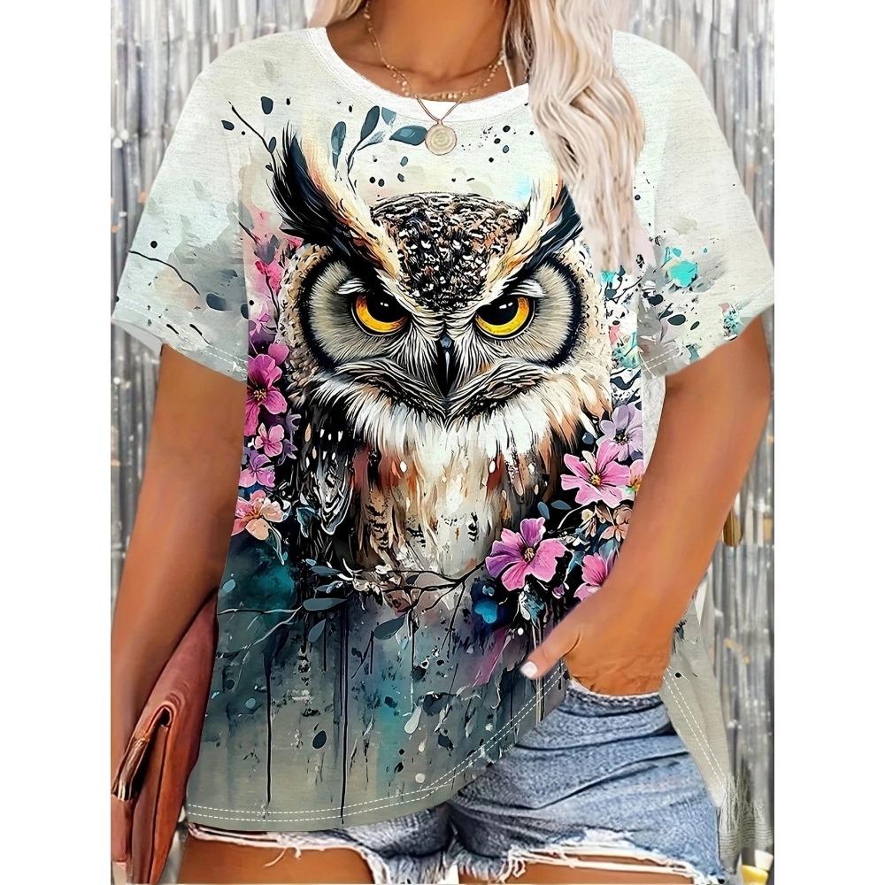 

Женская футболка с круглым вырезом и короткими рукавами S