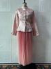 Elegant European & American High-Waist Skirt and Blazer Set - Autumn 2025