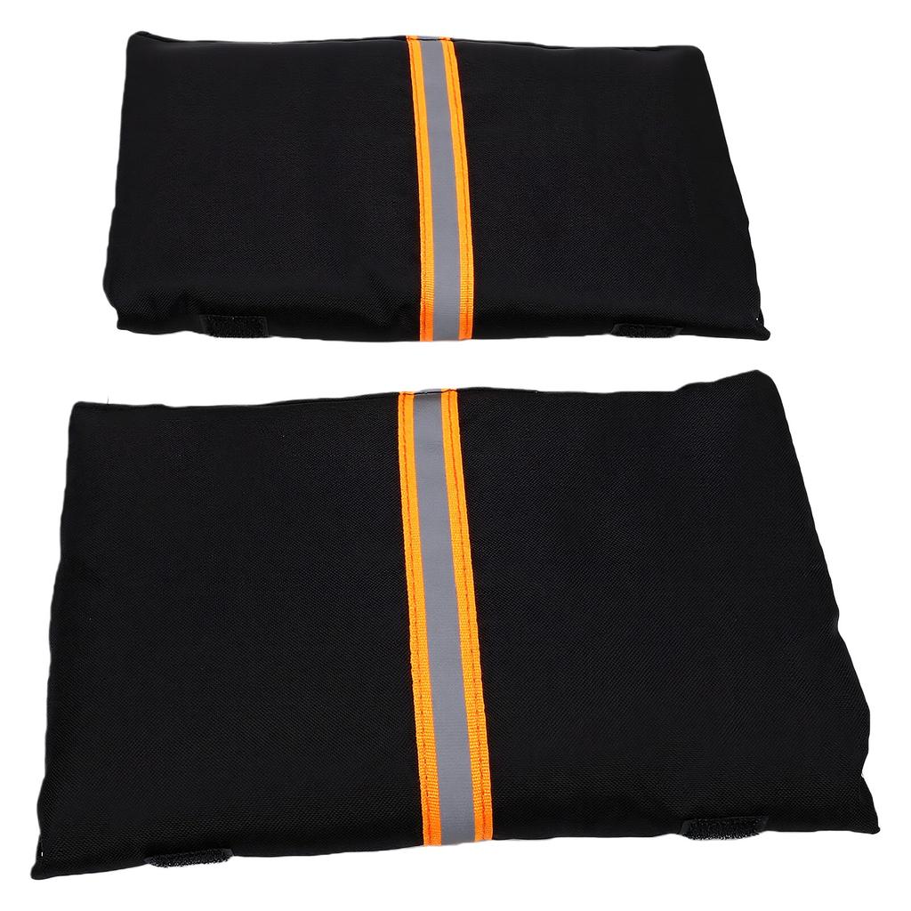 2 PCS Outdoor Faucet Covers for Winter Freeze Protection Outside Insulated Oxford Fabric Spigot Covers with Reflective
