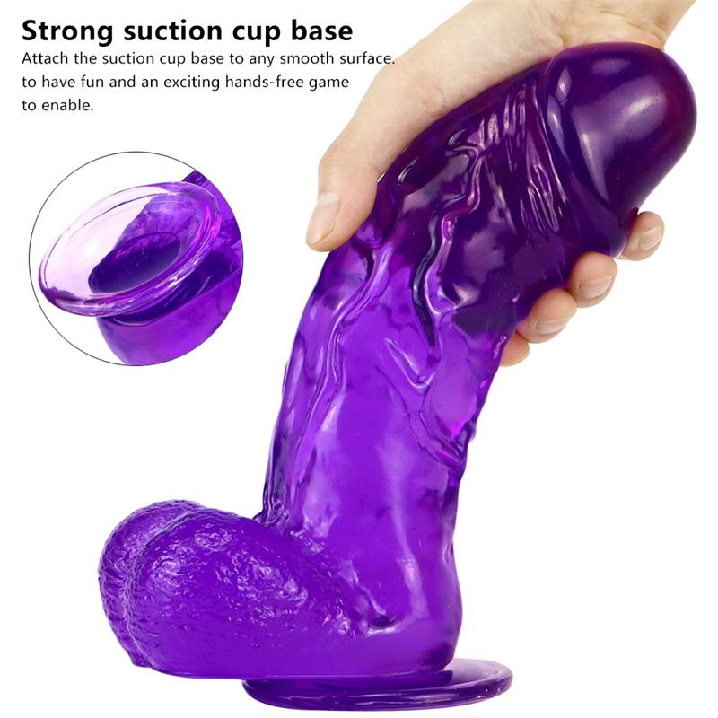 6.5 Cm Female Thick Sucker Dildo Simulation Dildo Masturbation Device Super Large Manual
