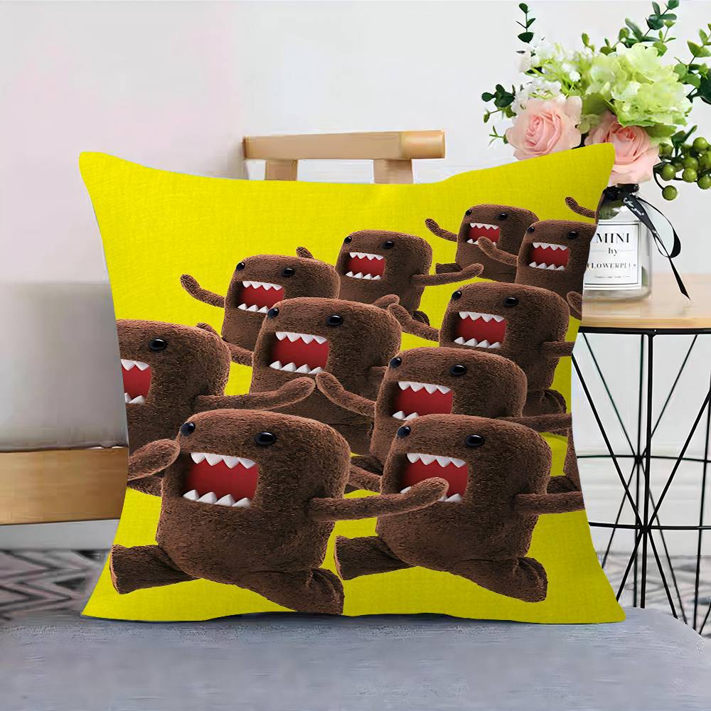 

Cute Domo-Kun Pillow Anime Pillow Sofa Bed Head Pillow Cover Cushion Cover 45x45 Cm Fashion 30cmx30cm