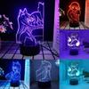 3d Led Light Kamisama Love Tomoe Figure Bedroom Decor Night Birthday Room Gift