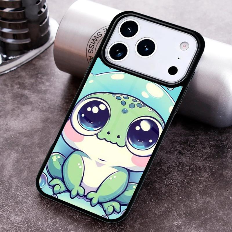 Bubbles Frog Phone Case For iPhone 17 16 15 14 13 12 11 Pro Max Plus 17Air Soft Silicone Cover