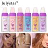 Make-up Fee Pat Puder Set Gesicht Dreidimensionales Contouring Glitzer Körperaufhellung Perlmuttfarbenes Highlight-Puder Set