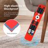 Silicone Protective Case with Lanyard Shockproof Soft Shell Protector for Haier Smart TV Remote Control HTR-U32