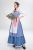 SCLYX Beauty and the Beast Belle Costume, Women's, Long, Light Blue Belle Dress, Sleek, Beauty and the Beast Live-Action Movie Cosplay, Belle