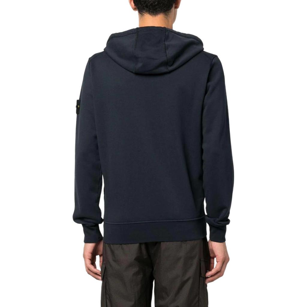 Stone Island Ss25 Long Sleeve Hooded Zipper Solid Jacket Men Jackets Blue K1S156100042-S0051-V0020