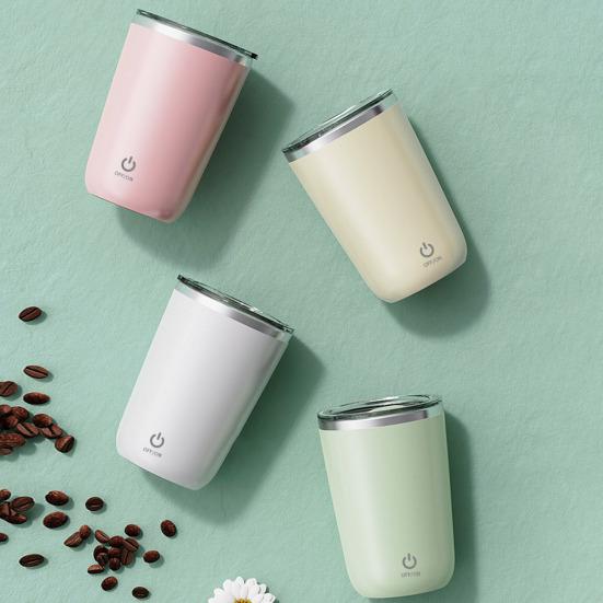 Self Stirring Coffee Mug Magnetic Stirring Mug Electric Shake Bottle 350ml Portable Protein Powder Shaker for Coffee Milk Cocoa