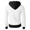2026 Zipper Men Jackets Autumn Winter Casual Fleece Coats Bomber Jacket Scarf Collar Fashion Hooded Male Outwear Slim Fit Hoody