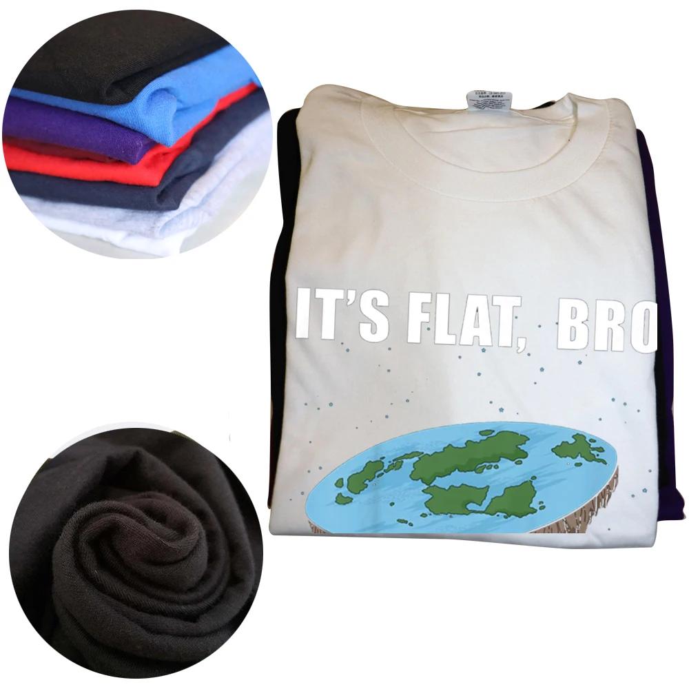 The Earth Is Flat Ice Wall Flat Earth T Shirt Summer Graphic Cotton Streetwear Short Sleeve Birthday Gifts T-shirt Mens Clothing