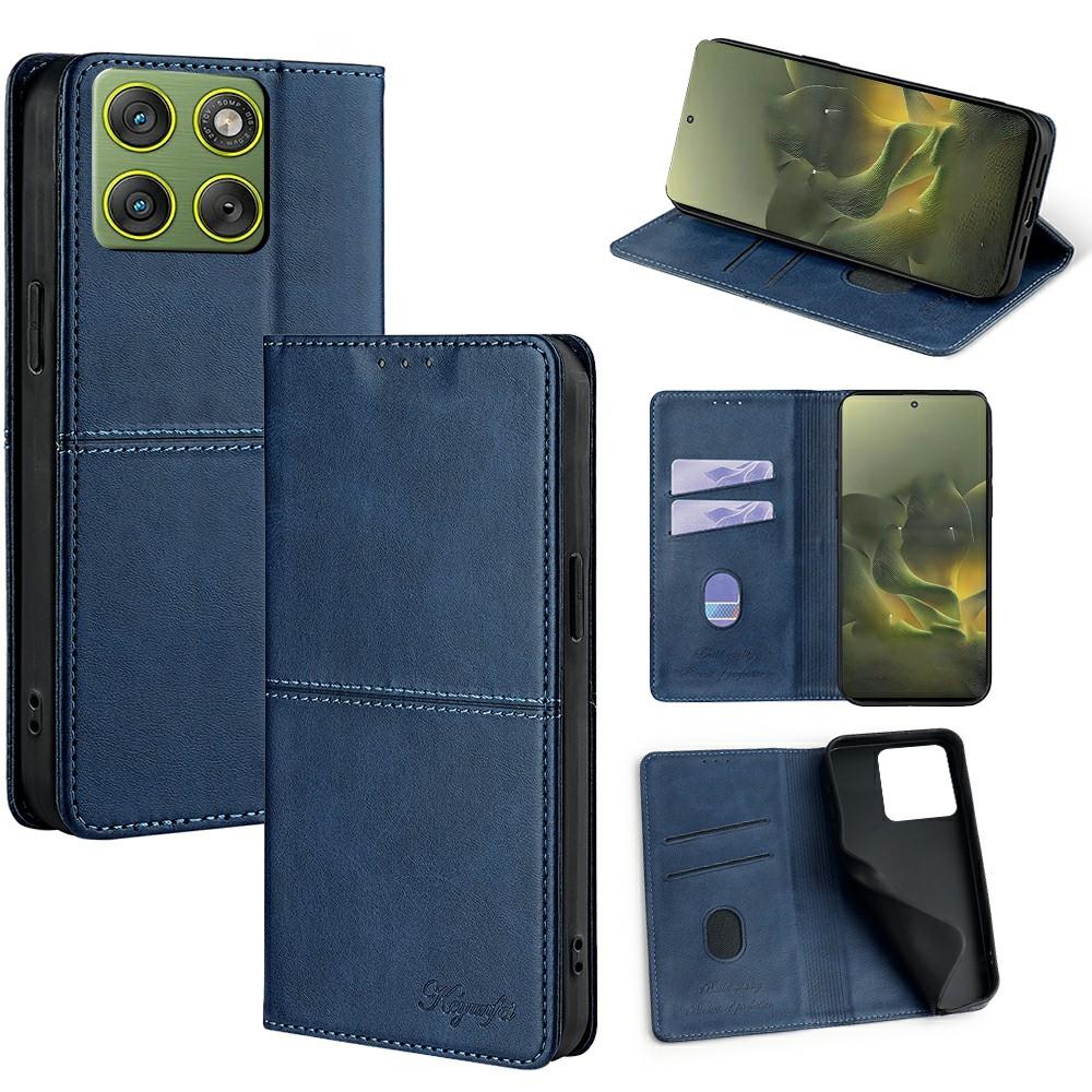 For Motorola Edge 70 5G Case Card Slots Cowhide Texture Phone Leather Cover