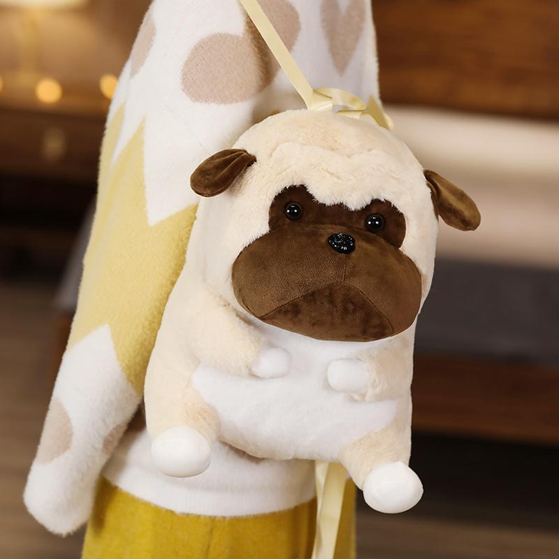 Plüschtiere Rucksäcke Kinder Stofftier Rucksack Hund Schwein Shiba Inu Plüsch Schultasche
