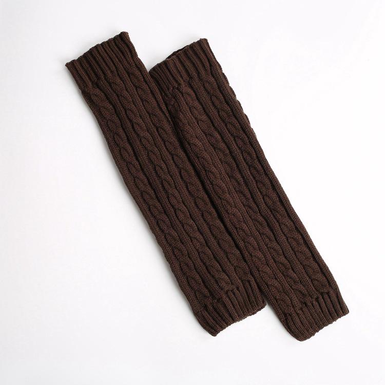 Chunky Knit Korean Style Leg Warmers - Autumn/Winter Women's Slouch Socks