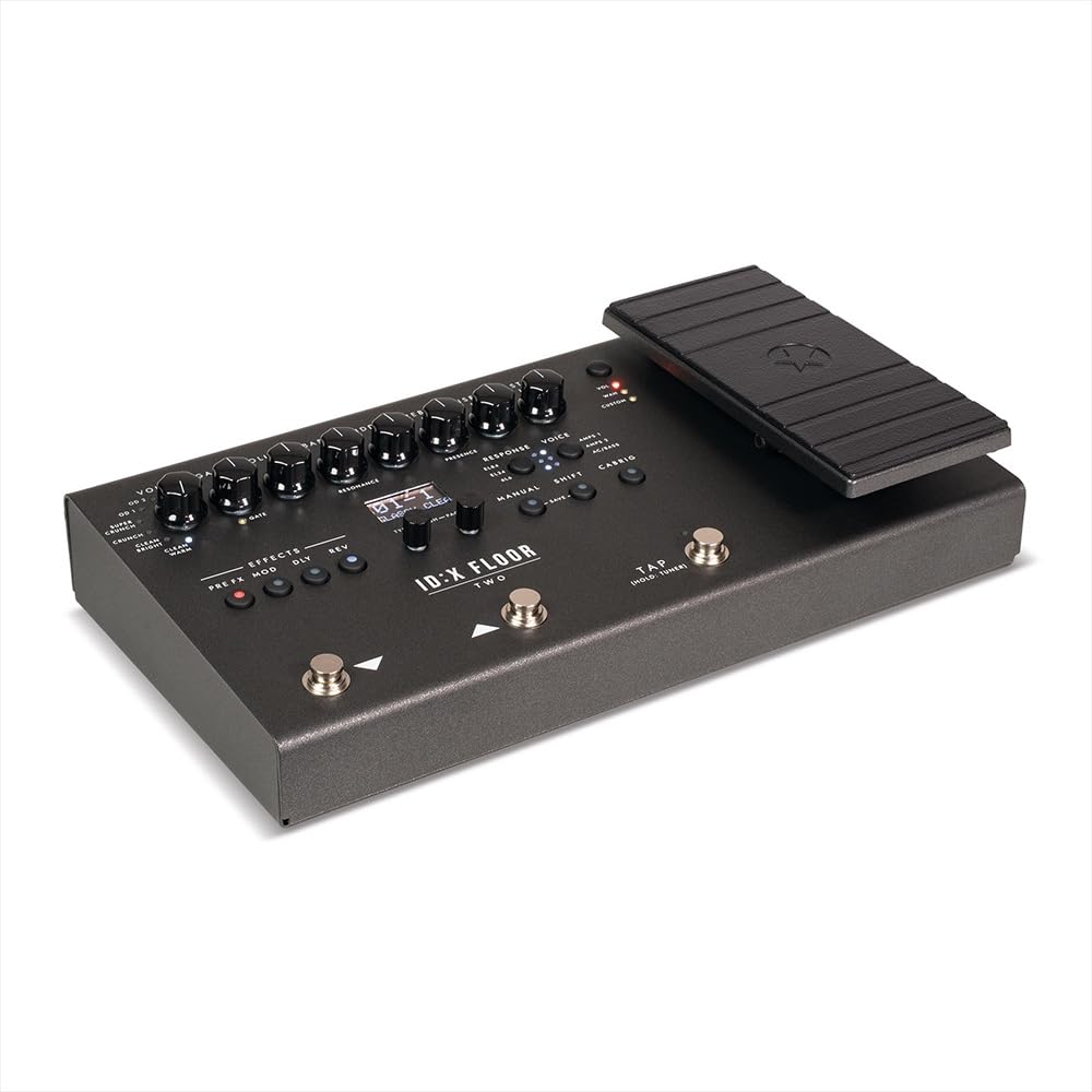 

Blackstar FLOOR Advanced DSP modeler with the feel and operability of a real tube Includes tube amp and volume pedal IDX TWO amp. models, effects, чорний