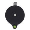 Camera Panoramic Panning Base with Level 60MM Aluminum Alloy CNC Oxidized 14in 38in Thread 360