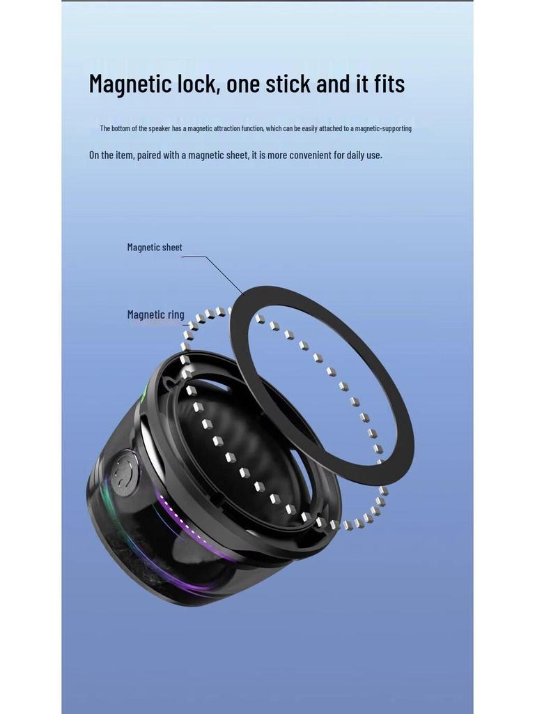G200 Portable Mini Bluetooth Speaker with Magnetic Stand