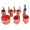 Hole Saw Kit 68 50 45 35 28 25 20 12 10 8 6mm M14 Diamond Hole Opener with Hex Shank for Ceramic Til
