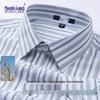 MUSHILANG Men's Striped Linen Cotton Modal Casual Shirt