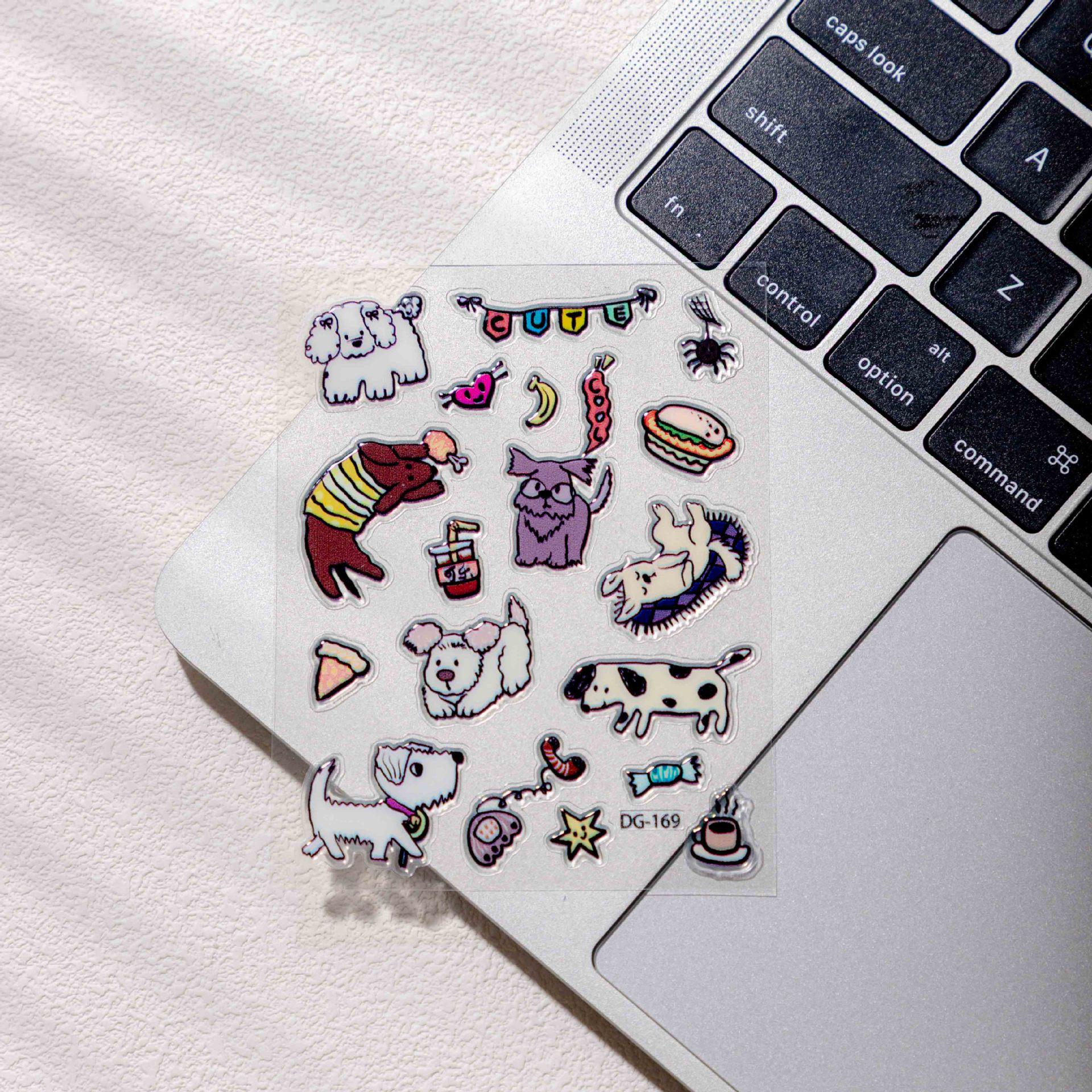 

Cyansea 3D Jelly Puppy Sticker for Tablet, Phone, Computer, Planner DG-169
