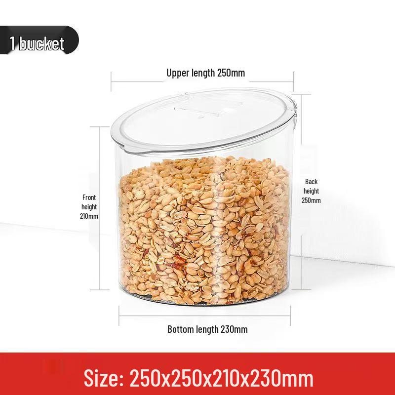 Food Grade Transparency Jar: Moisture-Proof, Sealed Lid for Snacks, Dried Fruits, and Sunflower Seeds Display