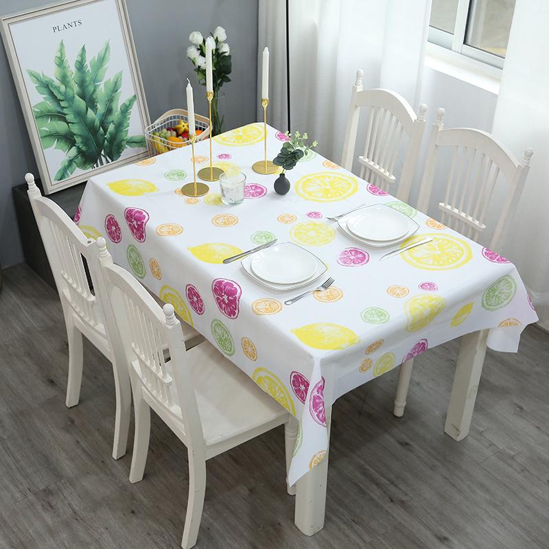 Nordic Style Waterproof & Oilproof Washable Tablecloth for Home & Hotel Dining Tables