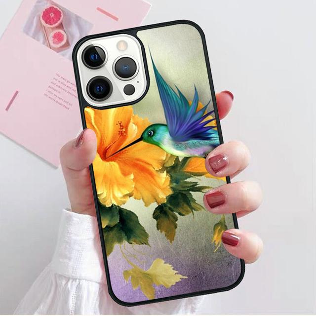 Hummingbird Coque Shell For iPhone 17 Air 15 16 14 13 12 Pro Max 11 Pro Max Plus Phone Case Cover