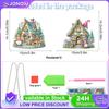2Pcs 2D/Flat DIY Special Shape Hanging Diamond Art Kits Diamond Painting Set Diamond Art Pendant Home Wall Decoration Crafts