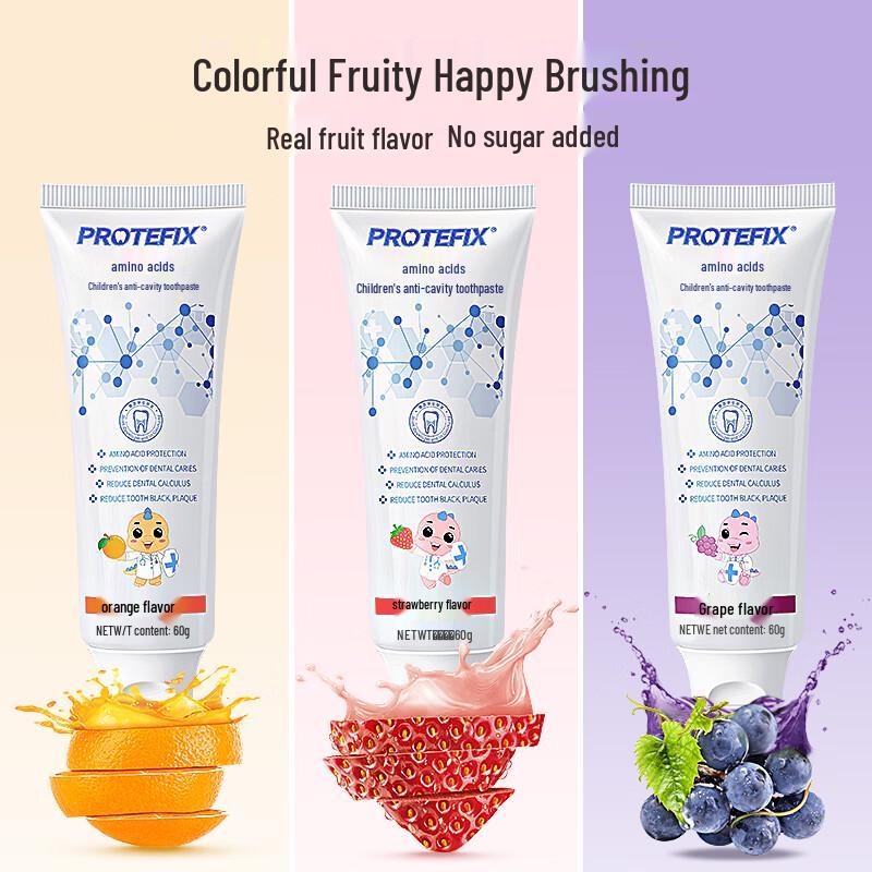 PROTEFIX 99.9% Amino Acid Kids Fluoride Toothpaste