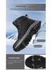 Men's Winter Plus Size High-Top Cotton Snow Boots - Thick Sole, Waterproof, Fleece-Lined for Extra Warmth
