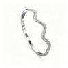 Alloy Bracelets Woman Bangle Zircon for Woman Golden Love Crystal Wedding Feminina Luxury Jewellery Gifts