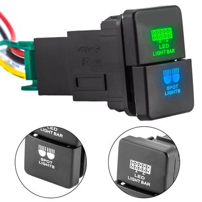 Dual Push Switch Off-road Visibility User-friendly Design
