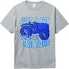 Short Sleeve Shirt Soft Boys Crew Neck Tshirt Unisex Just A Boy Who Loves Tractors Hiphop For Him Tees Soft Cotton Tee