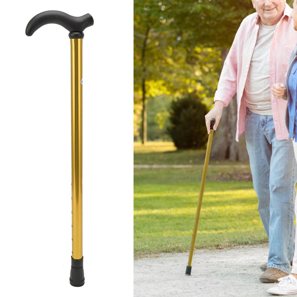 Walking Cane with Rubber Tip Ergonomic Aluminum Alloy Walking Stick Cane for Seniors Elderly Mobility Aid