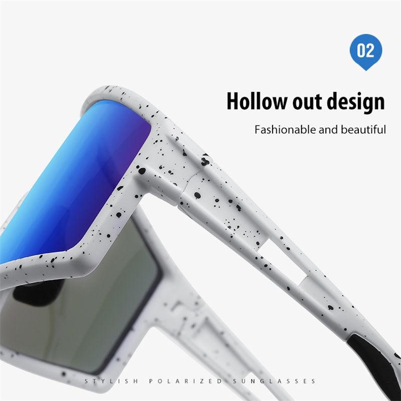 aoron PC Frame Polarized Sunglasses Outdoor Fashion Sport Driving Fishing Glasses UV400 Anti Glare Skiing Goggles