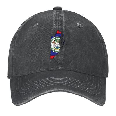 Forme du pays Belize Drapeau Casquette de Baseball Chapeau Anime Chapeau de Plage Chapeaux d'hiver pour Hommes Bonnet à Pompon Fille Hommes