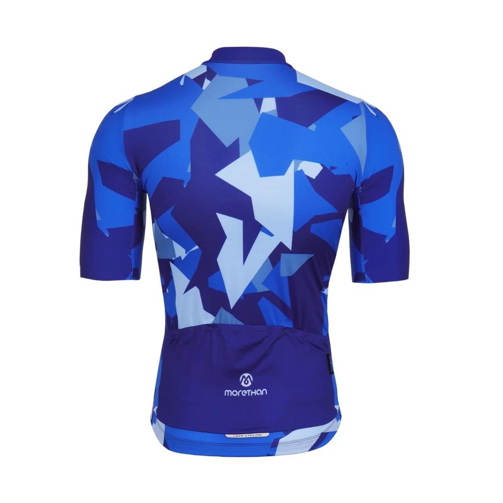 Morethan Cycling Short Bicycle Wear Short Sleeve Size L Jersey, Sleeve/Long Sleeve, (Carbon Fiber/UV Protection/Pockets) HVP-022/LVP-022, (Sea),