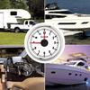 2in Universal 0‑12 Hourmeter Clock Instrument Panel Gauges Display Red Backlight 12V/24V for Car Boat Yacht 52mm Clock Gauge