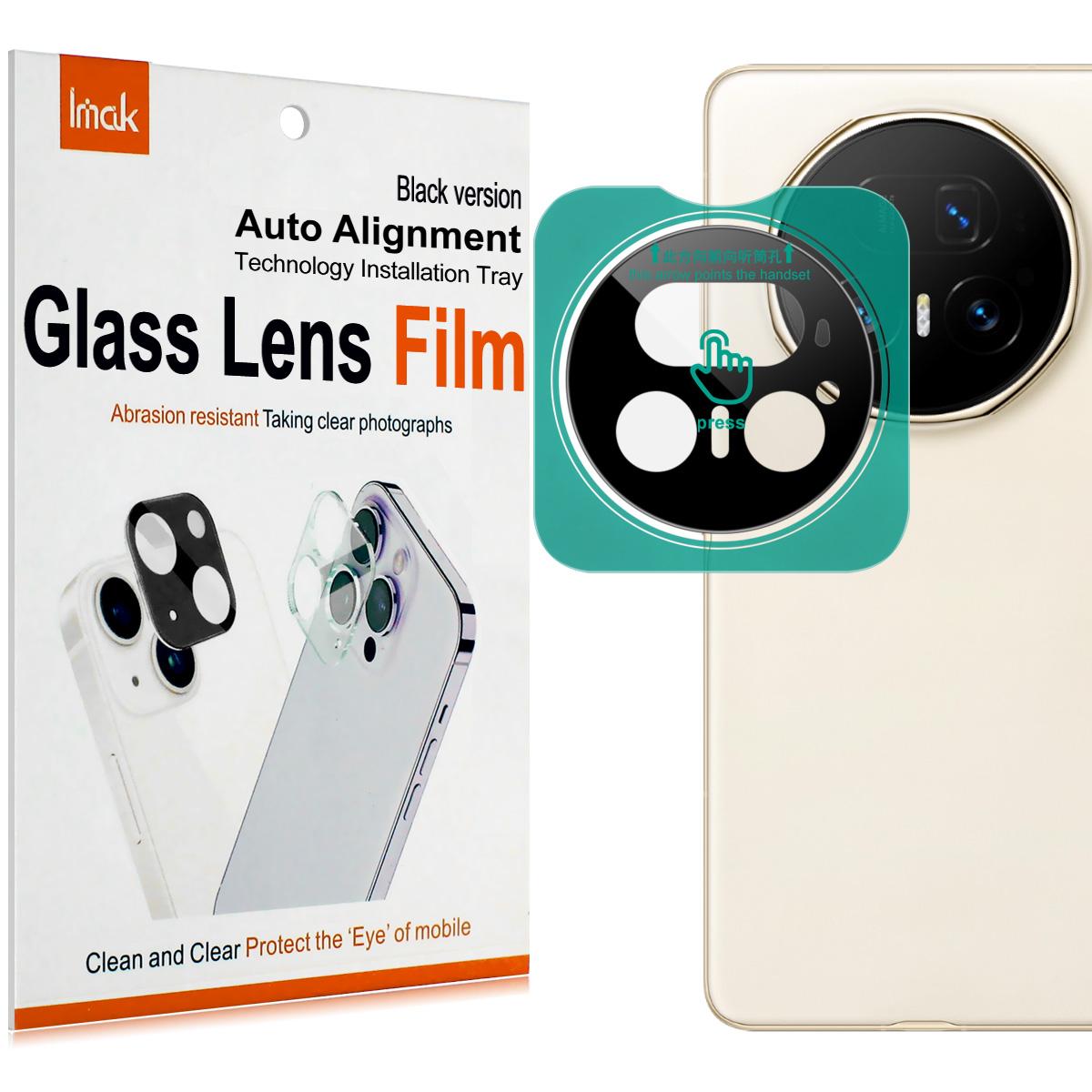 

Для Honor Magic V5 5G Стекло IMAK Стекло высокой четкости Пленочная линза Черная версия Honor Magic V5 5G