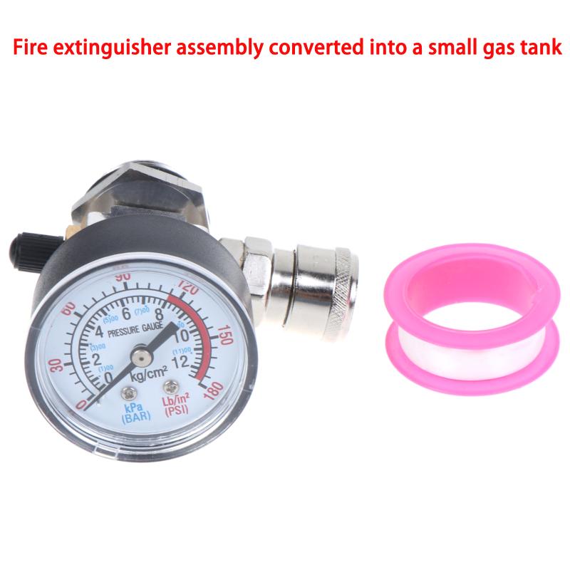 Fire Extinguisher to Small Gas Tank Conversion Kit 1 Set Durable DIY Assembly Parts for RV Camping Emergency Gas Supply