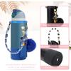 Compatible for Owala Accessories Bundle: Silicone Boot for 24oz & 32oz Bottles, Charms, Handle, Strap, Rubber Bottoms, and Decorative Add-ons